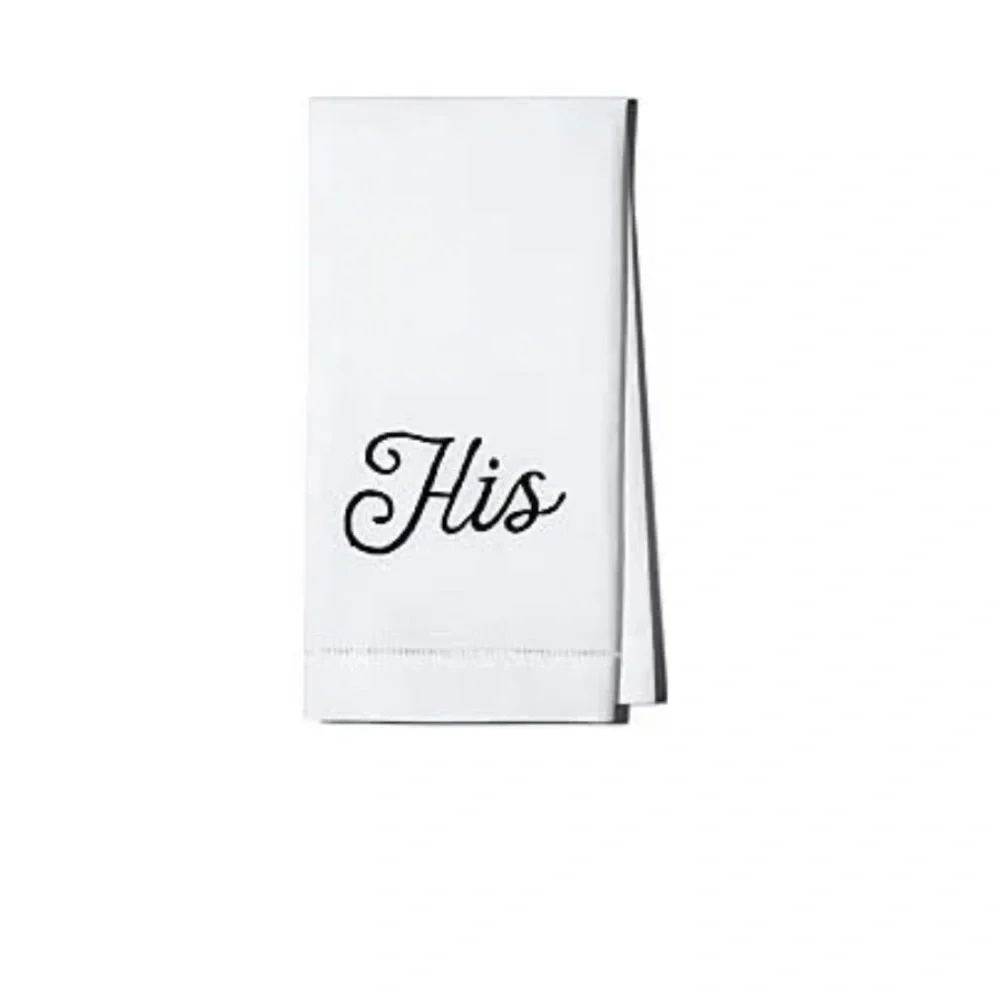 Henry Handwork ‘HIS’ embroidered towel NWT